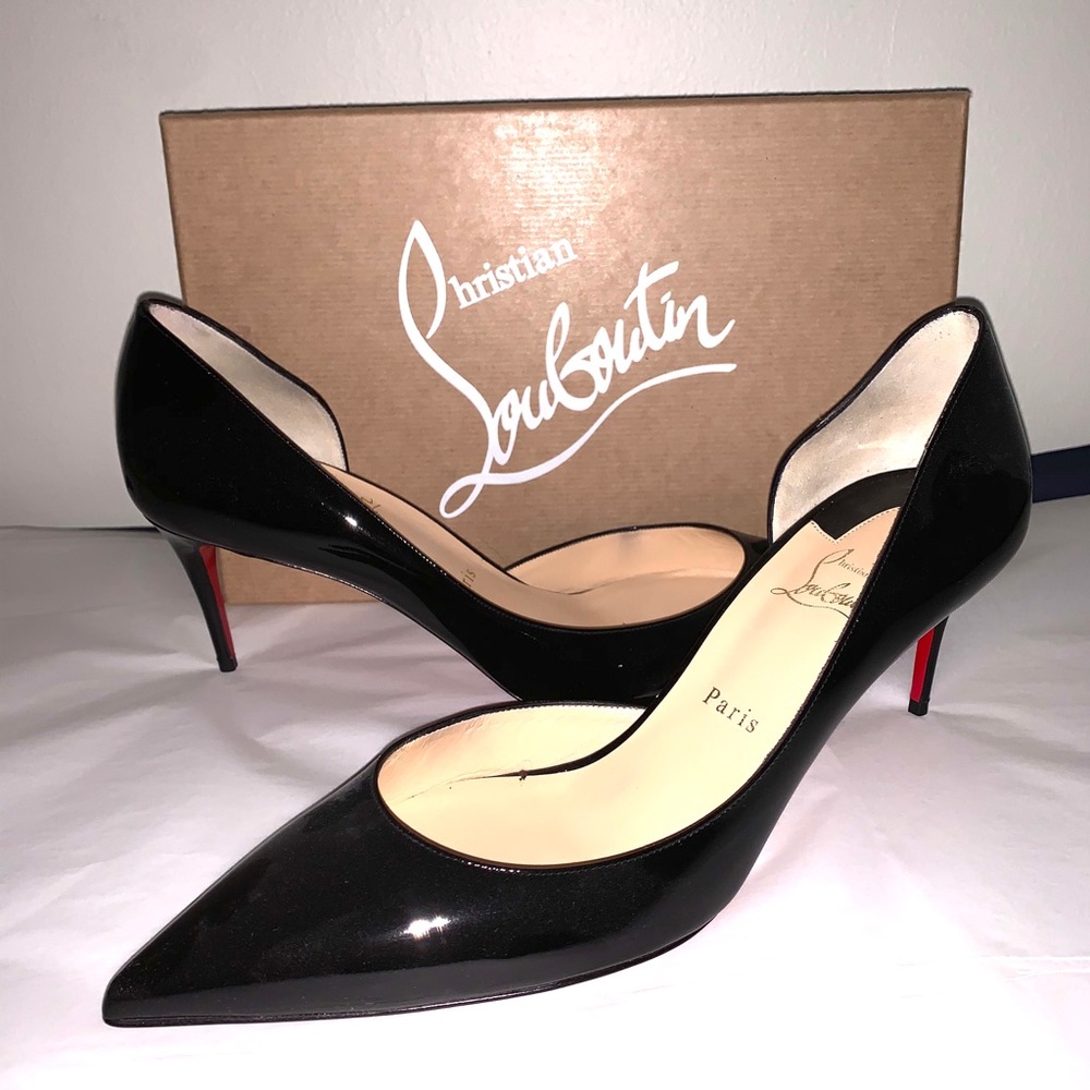 Christian Louboutin Iriza Patent D’orsay Heel Shoe
